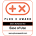 Plus X Award - Ease of Use